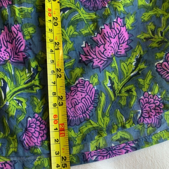 NWT Rachel Zoe Womens Peasant Boho Artsy Floral Blouse Top Size M - Picture 10 of 10